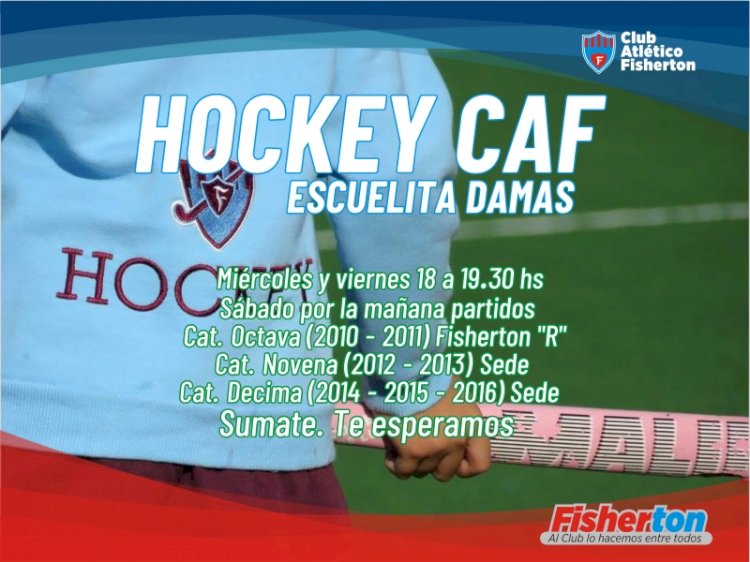 Sumate al Hockey de Fisherton