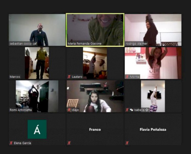 Natación entrena en casa