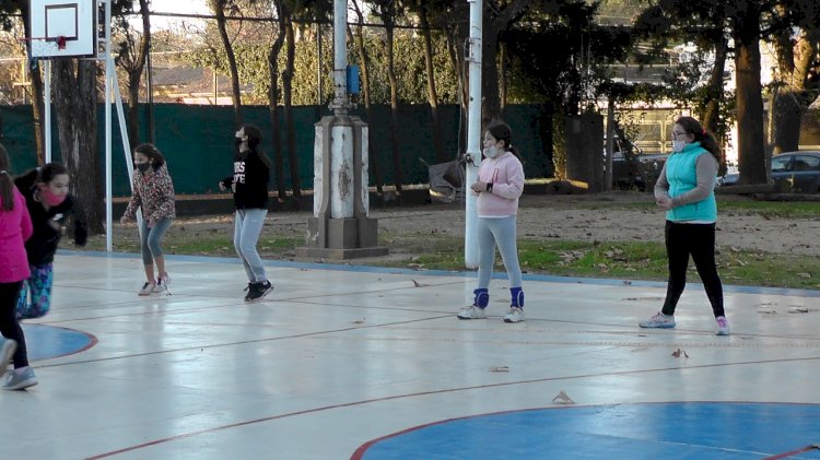 Vóley: prácticas en la Sede