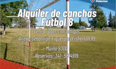 Vení a jugar al fútbol con tus amigos en Fisherton