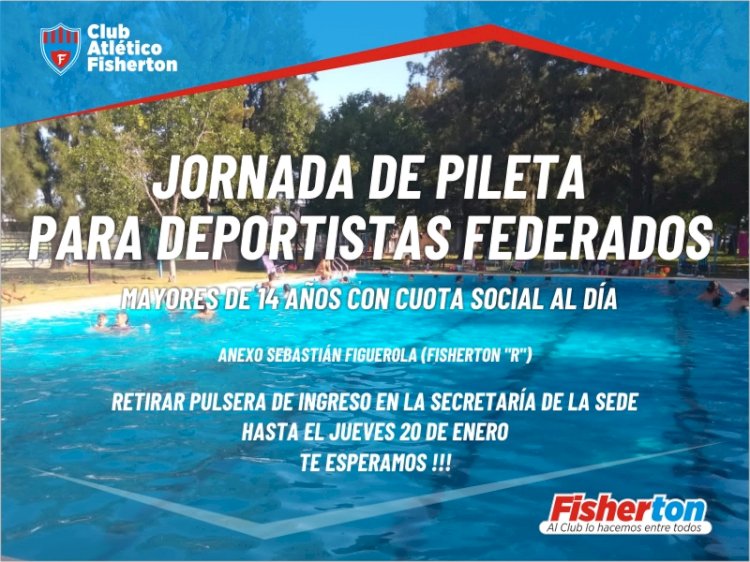 Jornada de Pileta para Deportistas Federados