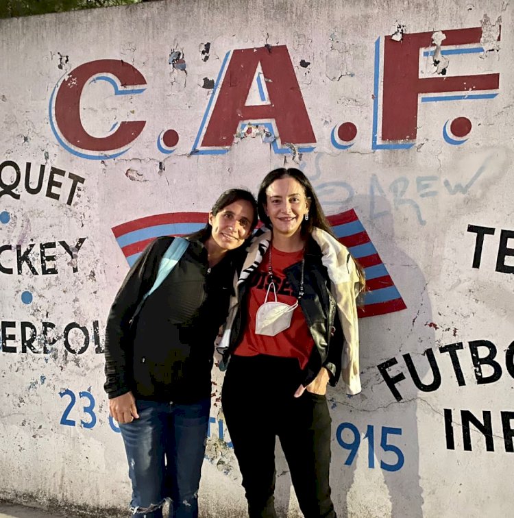 Luciana Aymar visitó la Sede