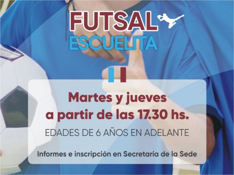 Sumáte a la Escuelita de Futsal