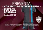 Preventa conjunto de entrenamiento del CAF